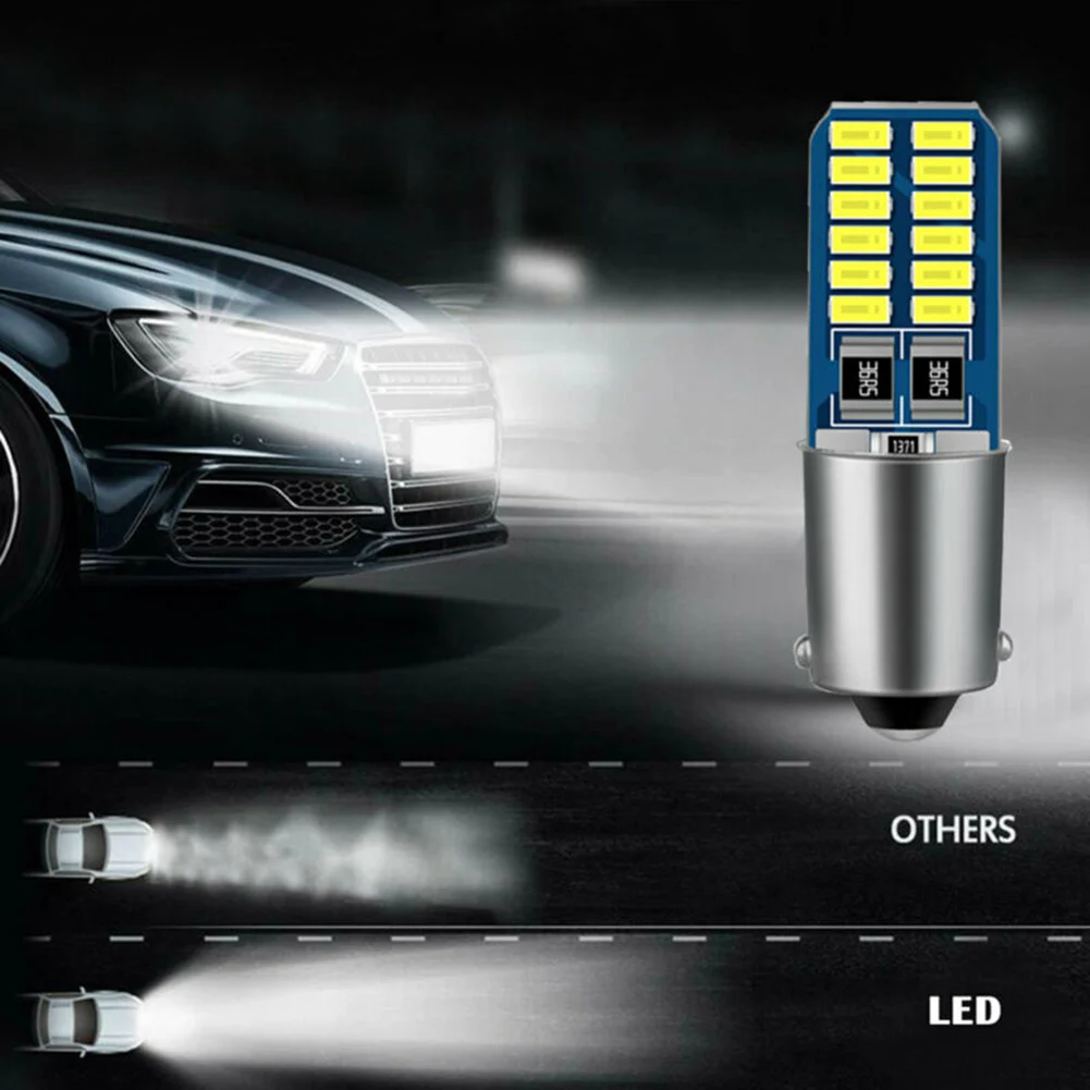 

Brand New Dashboard Indicators Car 12V DC 2W 4014 Chip BA9S CANBUS High Brightness 24smd More Than 30000 Hours