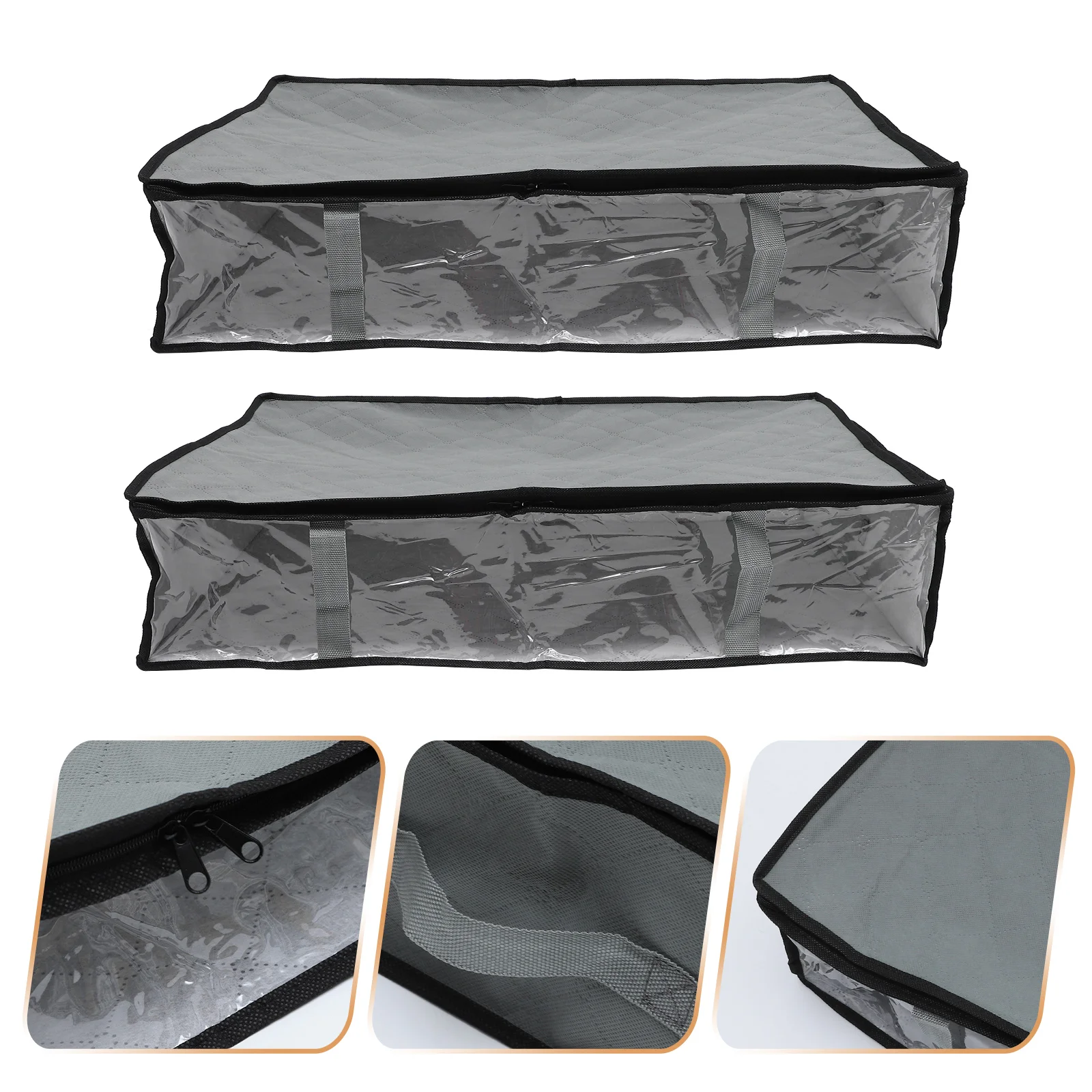 

Storage Bag Bags Bedding Clothes Quilt Garment Clothing Capacity Large Organizers Pouches Foldable Comforters Inishing Bed