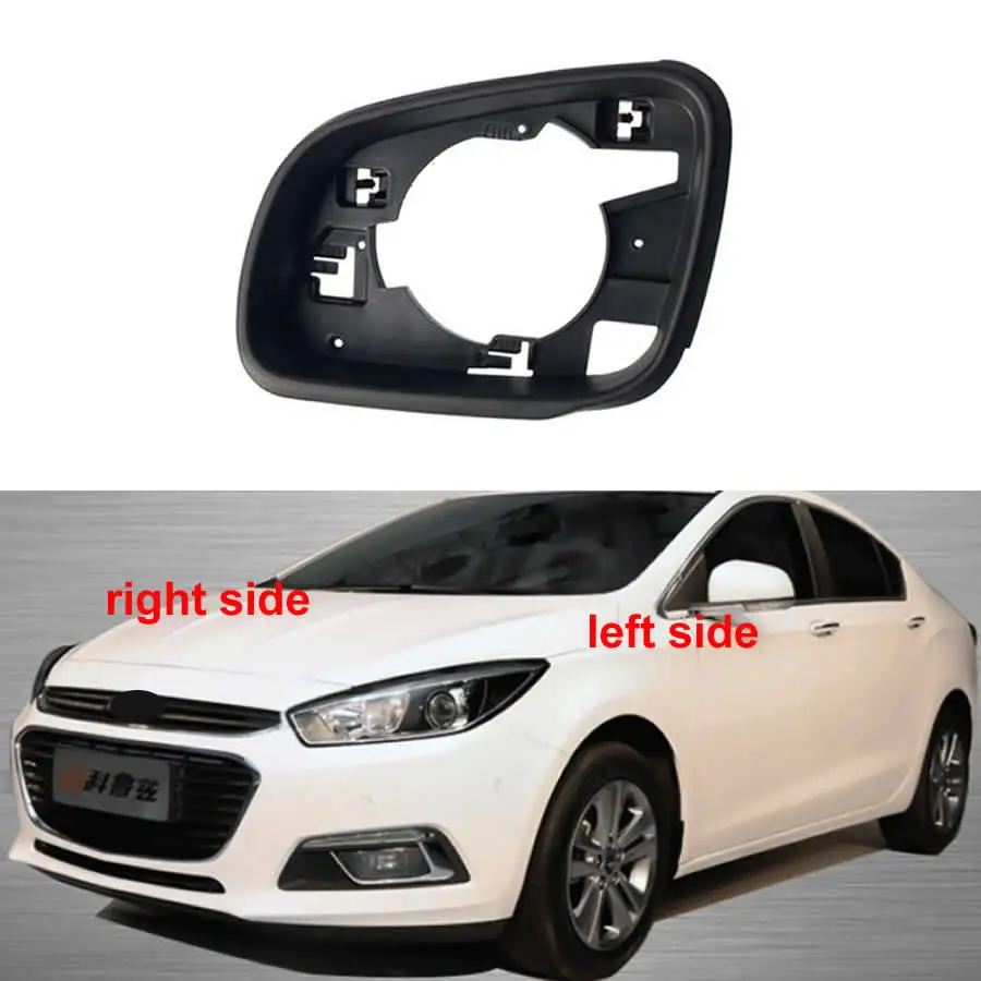 

For Chevrolet Cruze Ultimate 2015 2016 Car Accessories Door Wing Mirrors Holder Rearview Mirror Trim Ring Housing Frame