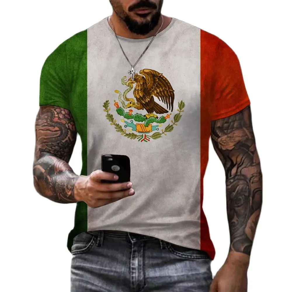 

T Shirt For Men 3d Flag Graphic Printed Men's T Shirt Oversized Short Sleeve Vintage Tops Tee Shirt Man Clothing t shirt men