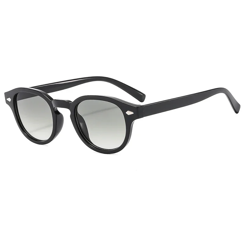 Очки солнцезащитные круглые в винтажном стиле с градиентом для мужчин и женщин