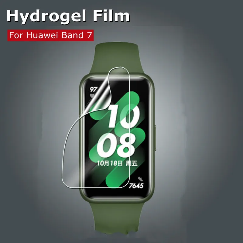 

3PCS Hydrogel Film For Huawei Band 7 6 pro Band7 Screen Protector On Honor Band6 Smart Wristband Protective Film Not Glass