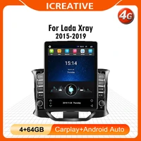 for lada x ray 2015 2019 4g carplay android 2din 9 7 tesla screen car multimedia player auto gps navigator wifi head unit