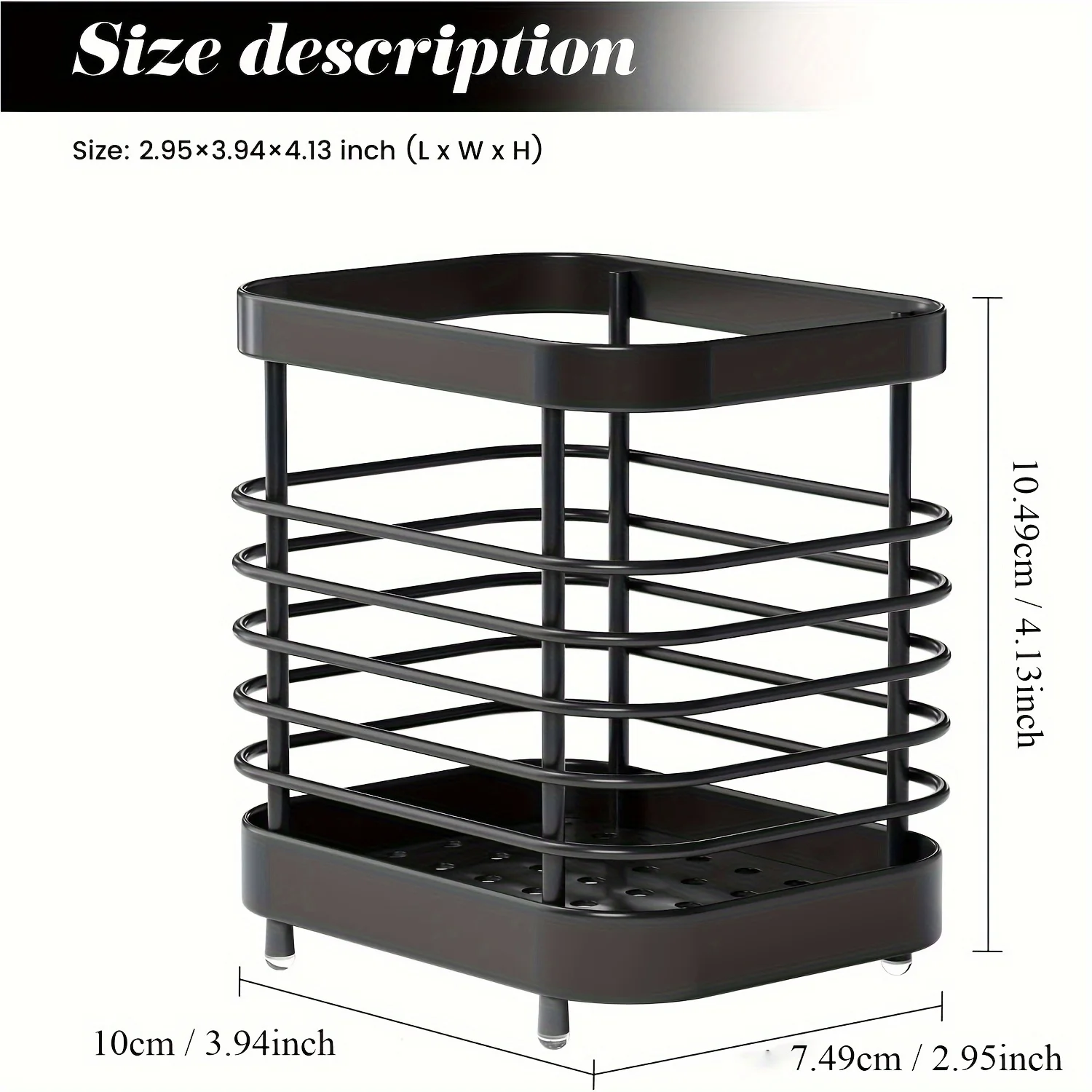 Отдельностоящий Держатель Для Зубных Щеток Из Нержавеющей Стали Органайзер