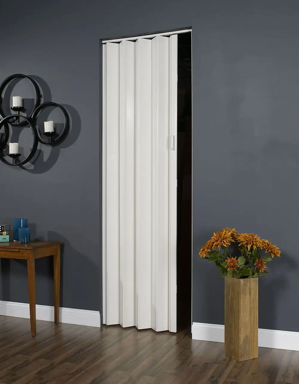 

Homestyles Plaza PVC Folding Door Fits 48"wide X 96"high White