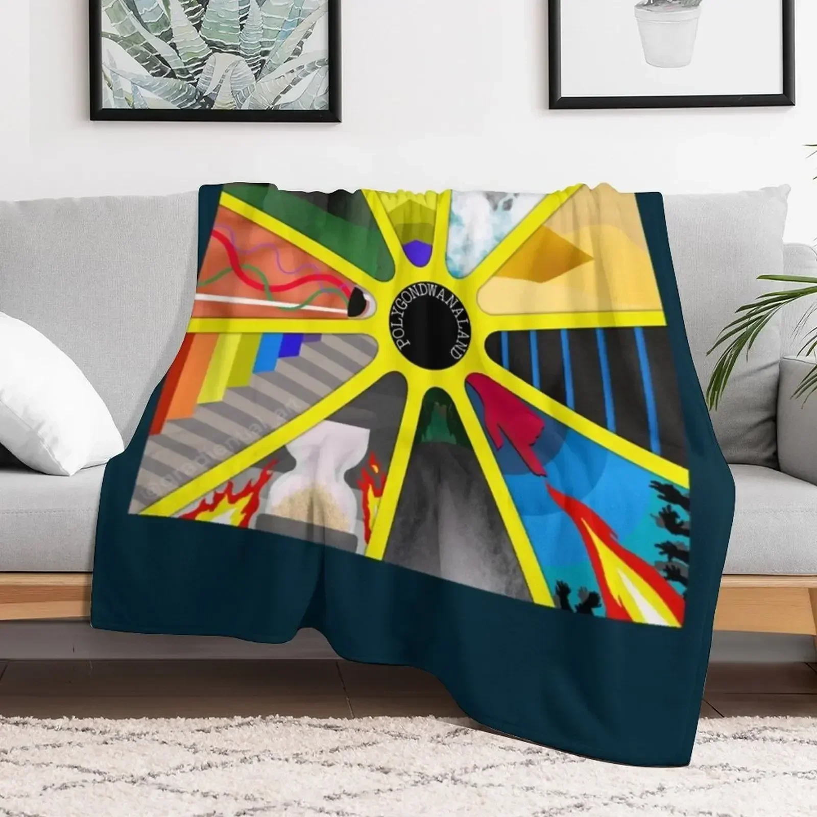 King Gizzard And The Lizard Wizard Polygondwanaland Минимальный чехол Плед Красивые самые мягкие одеяла