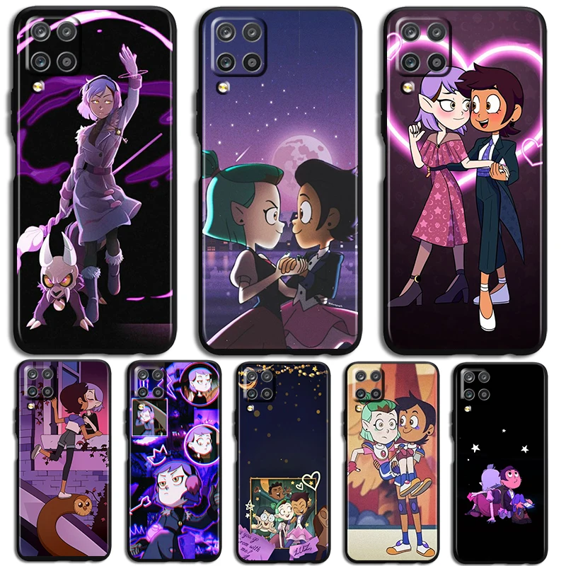 Magic Full House Phone Case For Samsung Galaxy A73 A72 A71 A70 A53 A52 A51 A50 A42 A41 A40 A33 A32 A31 A30 A30S Black luxury