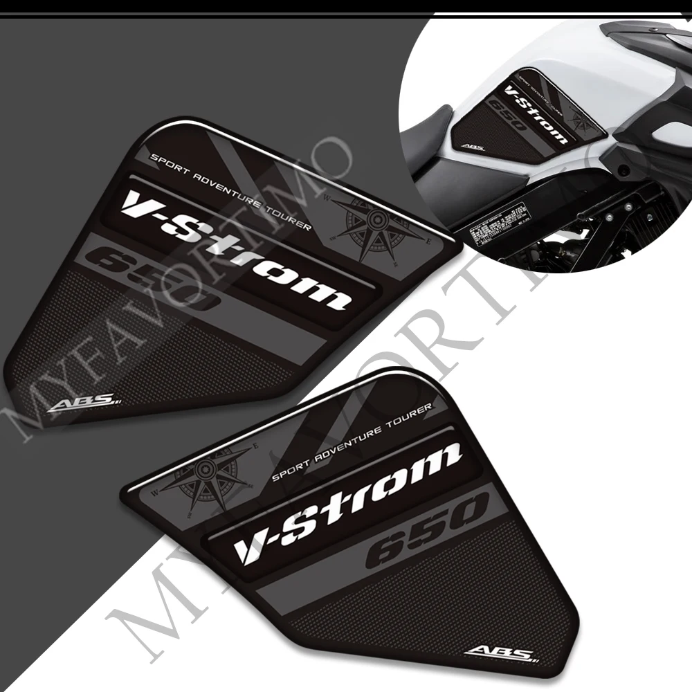 Защитные наклейки TankPad для резервуара, комплект топливного масла, приключения для Suzuki V Строма vдополнительный DL 650 XT 650XT 2018 2019 2020 2021 2022