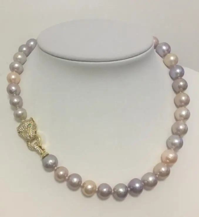 Разноцветное жемчужное ожерелье Эдисона реборн Кеши 10 мм-12 мм | Украшения и
