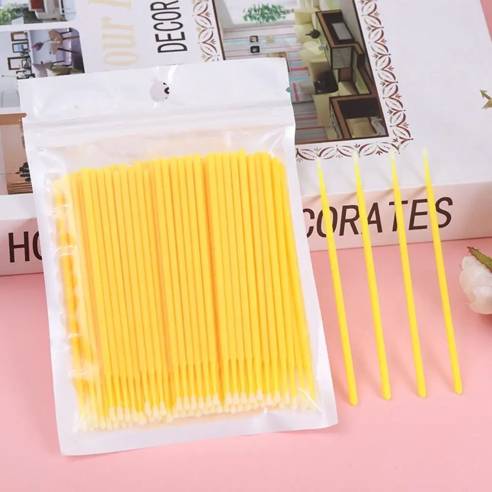 

100Pcs S/M/LDisposable Cotton Swab Eyelash Extension Tool Mascara Applicator Brush Lashes Extension Makeup Applicator Remove Too