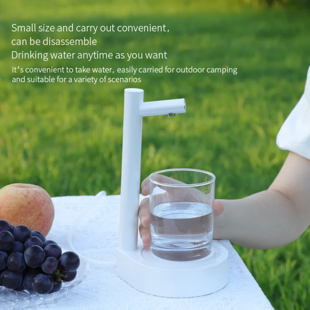 

Portable Electric Water Pump For Gallon Rechargeable Water Dispenser Bottle Barreled Smart Automatic Desktop Drinking Fountain