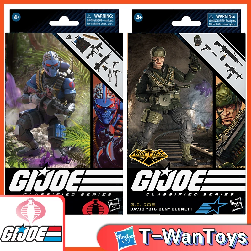 

New In Stock Hasbro G.I. Joe Classified Series Range-Viper and Nightforce David Big Ben Bennett Figure Collectible Model Toys