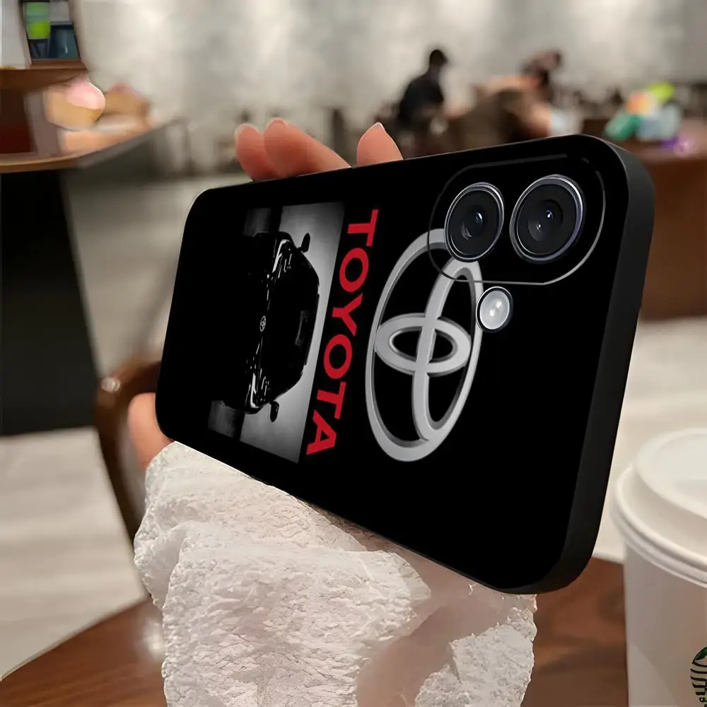 Спортивный чехол для телефона Cool Car T-To-yot-AES iPhone 16 15 14 13 12 11 X XR XS 8 Plus Mini Pro Max мягкий