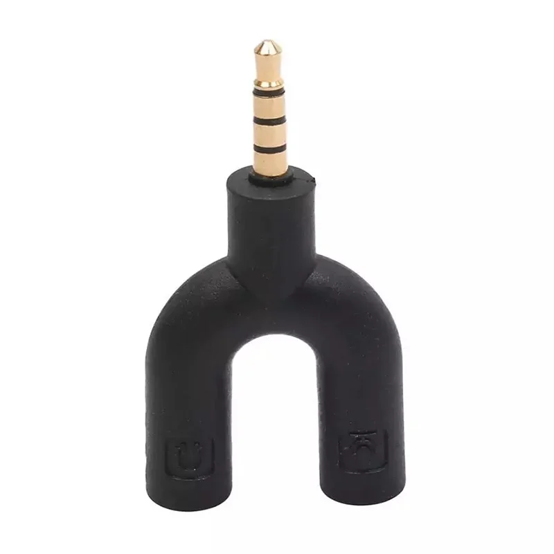 U-образный разъем для наушников 3 5 мм аудиоадаптер AUX ПК/MP3 смартфона плеера