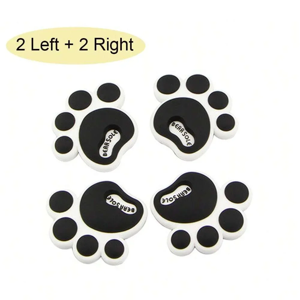 Мультяшные наклейки на автомобиль следы собаки декоративные для автомобиля с