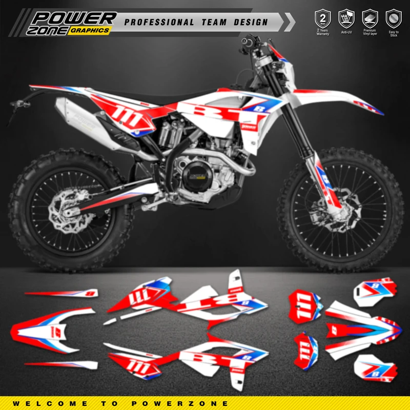 Комплект наклеек и PowerZone Custom Team для BETA 2020 2021 2022 RR RR-S 125 200 250 300RR 350 390 430 480 RX 02