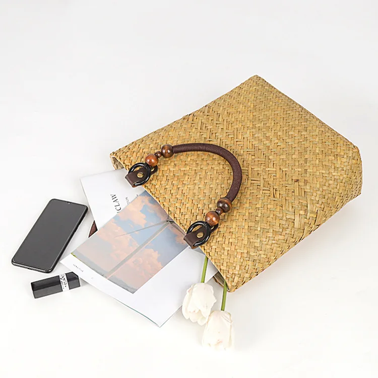 wa torebka damska torebki damskie 2024 nowa swobodna zachodnia modna tkana na ramię o dużej pojemności słomiana plażowa Tout tendencja