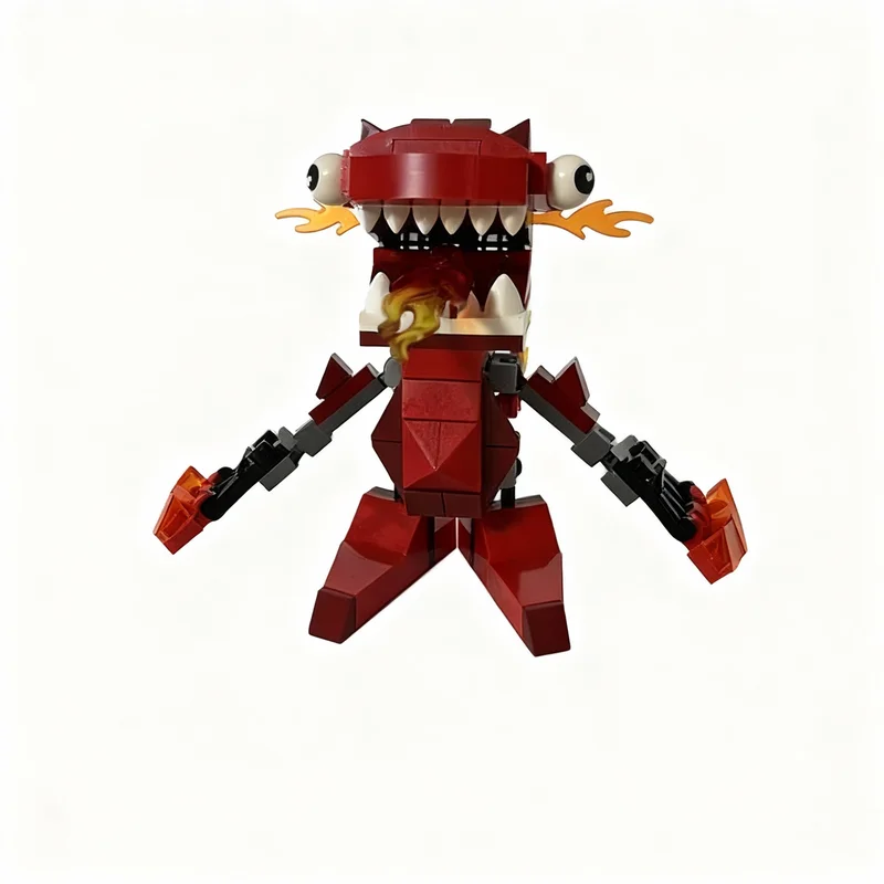 Фото 112 деталей MOC Mixels Infernites Max: Конструктор-модель, архитектурная игрушка, DIY, креативный подарок на Рождество, развивающая идея, строительные блоки №2