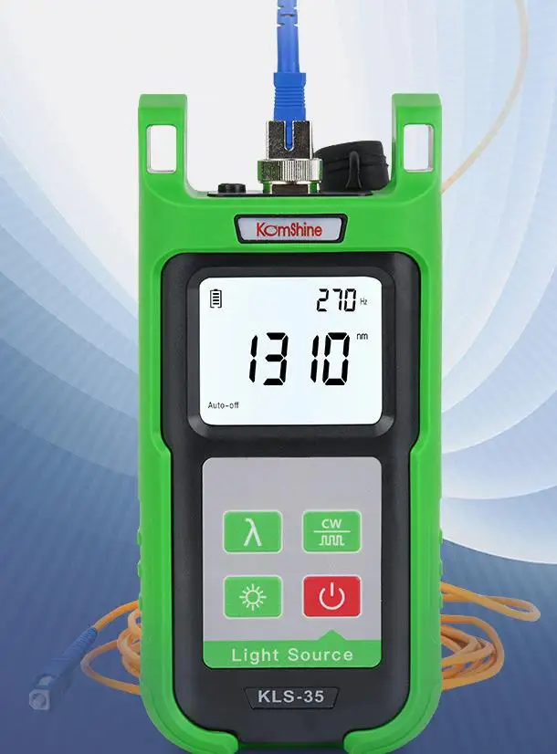 KLS-35 Stable light source Handheld laser light source Optical fiber test instrument PON light source LED backlight