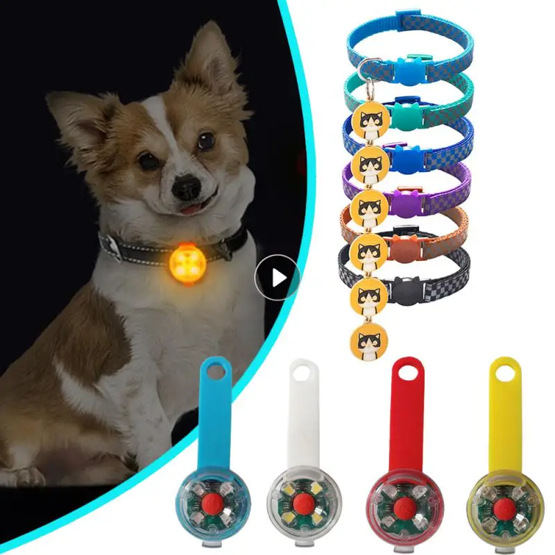 

Dogs Collars Anti Loss Pendant Waterproof Safety LED Flashing Light USB Rechargeable LED Light Pendant For Dogs Cats Pets Tool
