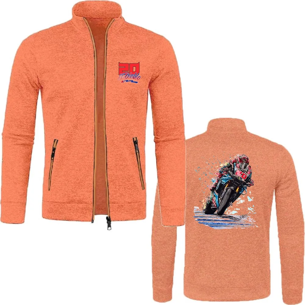 Мужские толстовки куртки на молнии флисовый спортивный костюм мотоциклист гонки