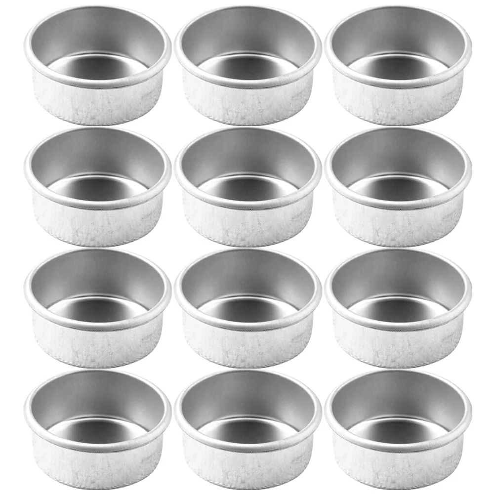 

Cups Tealight Holders Storage Empty Tins Tray Container Tin Iron Retro Crafts Plate Box Tea Gift Making Drip Protectors