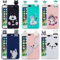 for iphone 5 5s 6 6s 7 8 plus x xs xr xs max 11 12 13 pro max mini 3d toy cute cartoon animal phone case back cover shell skin