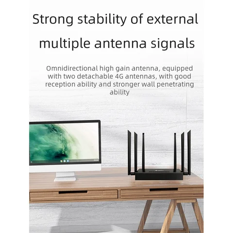 Wi-Fi маршрутизатор 4G LTE маршрутизатор 300 Мбит/с Домашняя точка доступа 4G Беспроводной CPE маршрутизатор RJ45 WAN LAN WiFi модем со слотом для SIM-карты EU Plug