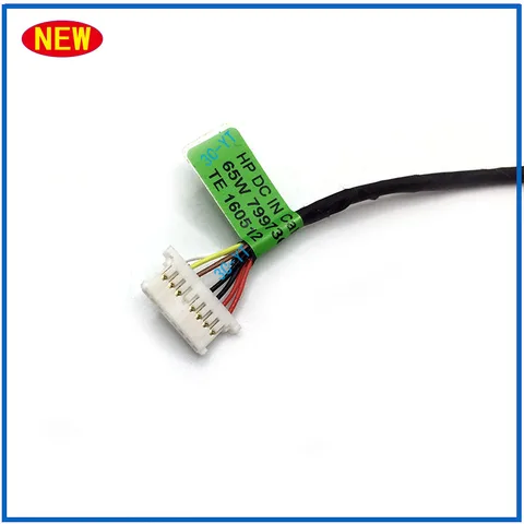 1 шт., новый оригинальный ноутбук с кабелем питания постоянного тока для HP 240 246 250 255 G4 G5 799736-S57, зарядный порт