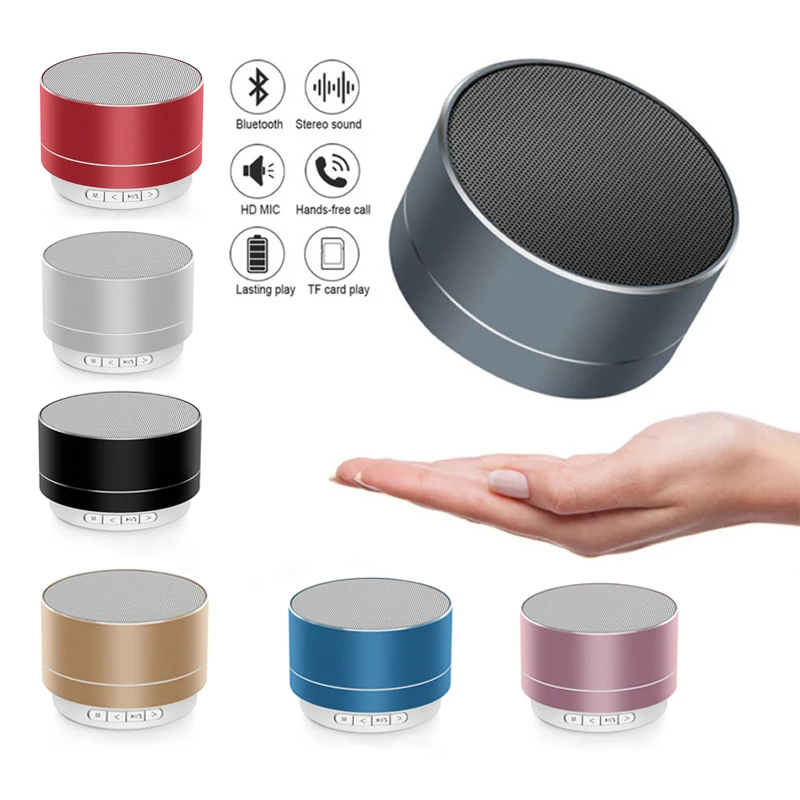 Беспроводной Bluetooth-динамик портативный мини-сабвуфер с USB Fm-радио музыкальная
