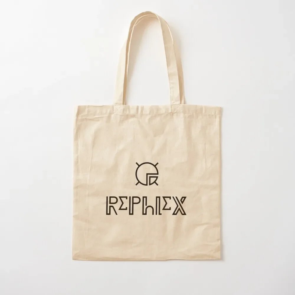 Фото Aphex Twin Rephlex Records Essential Tote Bag Большая женская сумка-тоут Холщовая сумка с экраном Холщовая сумка через плечо №1