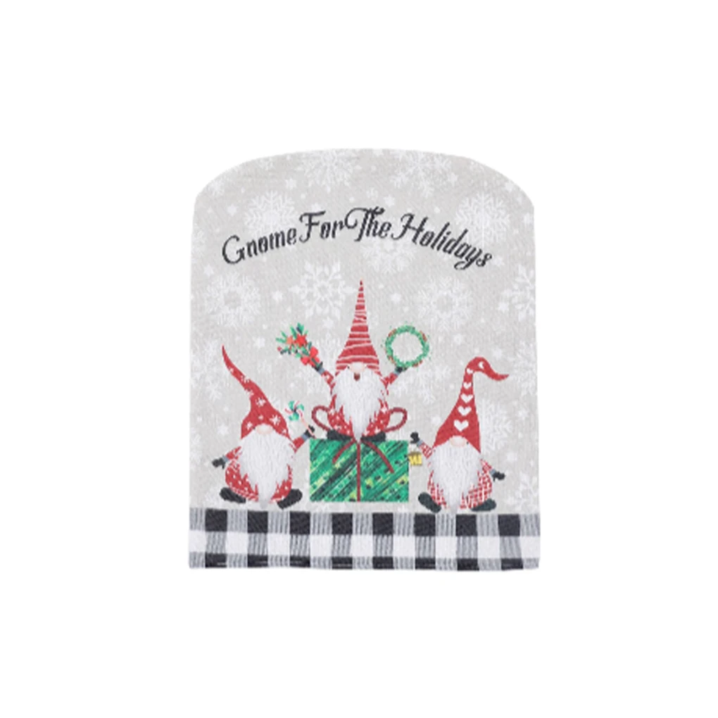 

Christmas Chair Cover Dining Table Decoration Xmas Chairs Back Covers