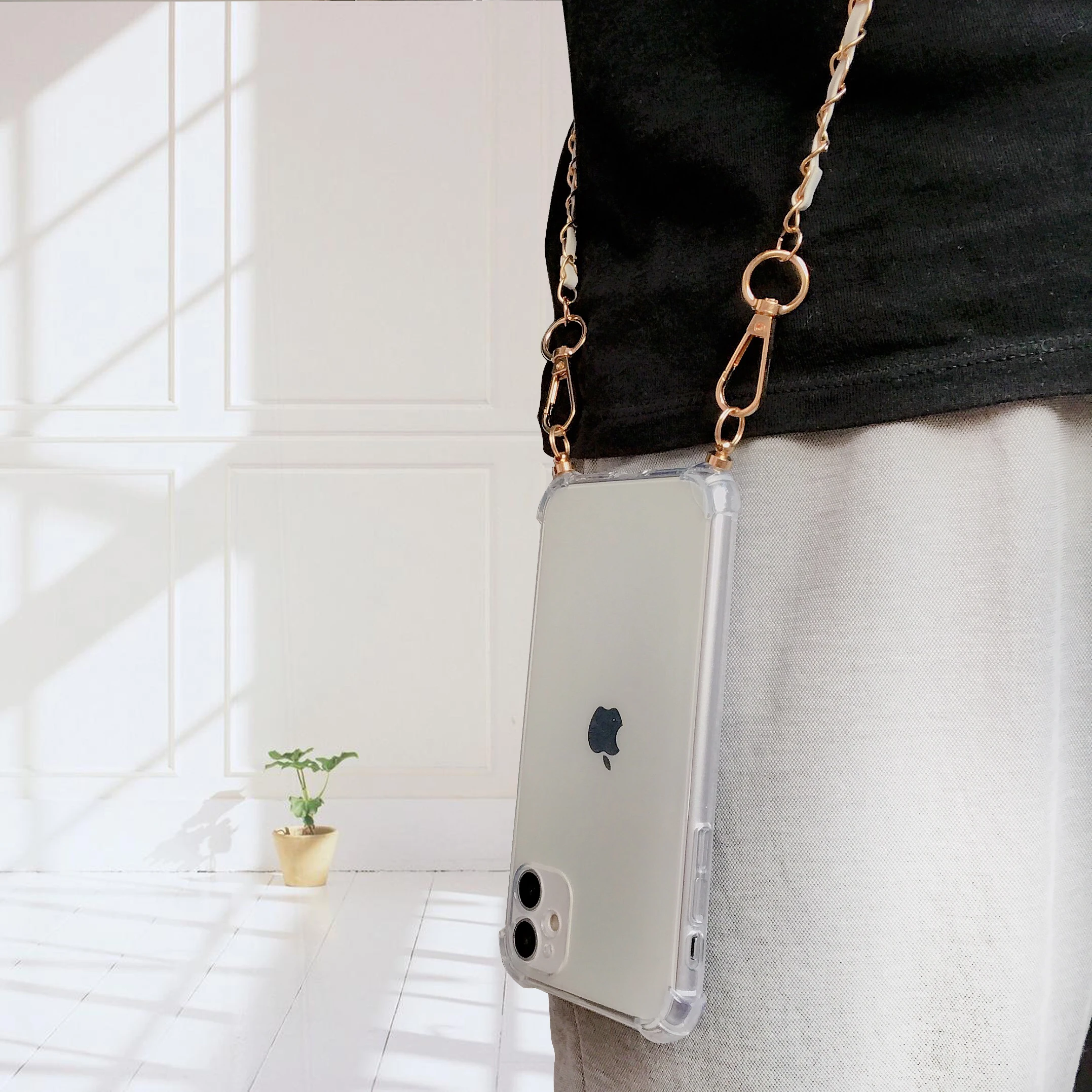 Чехол для телефона с ремешком через плечо iPhone 14 15 13 11 12 Pro Max Mini XS X XR 7 8 Plus