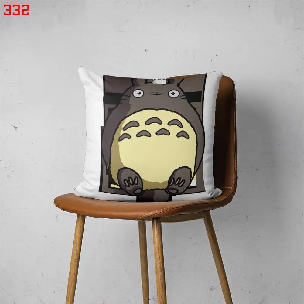 

TOTORO 00332 настраиваемая Подушка для спальни, кровати, дивана, гостиницы, автомобильная поясничная подушка, модный декоративный чехол