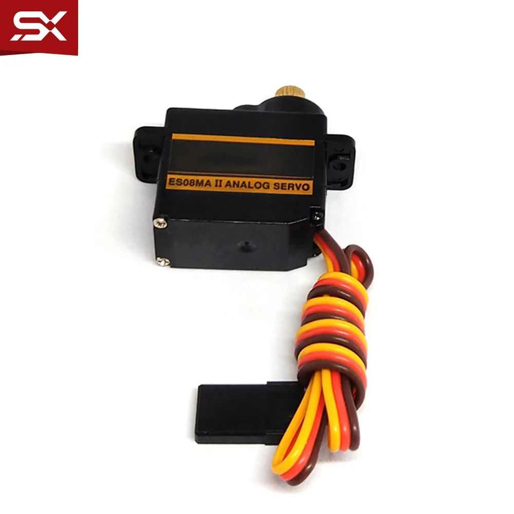 ES08MA II Mini металлическая Шестерня аналоговые сервоприводы цифровые микро рулевые