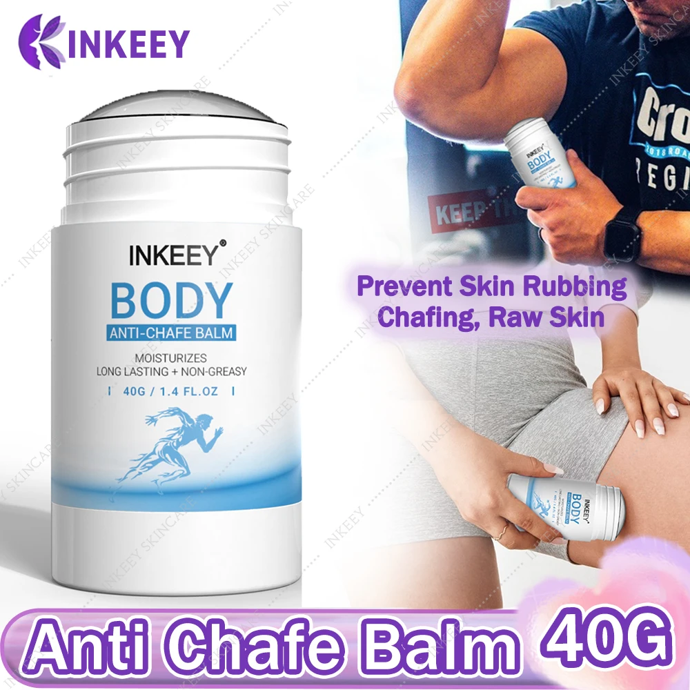 

Anti Chafe Stick Anti Friction Stick Thigh Rescue Reduce Rubbing Raw Skin Irritation for Inner Thigh Arm Chest Butt Anti Chafing
