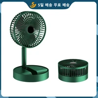 foldable fan office home portable usb charging fan retractable table fan floor fan high battery life low noise mini electric fan