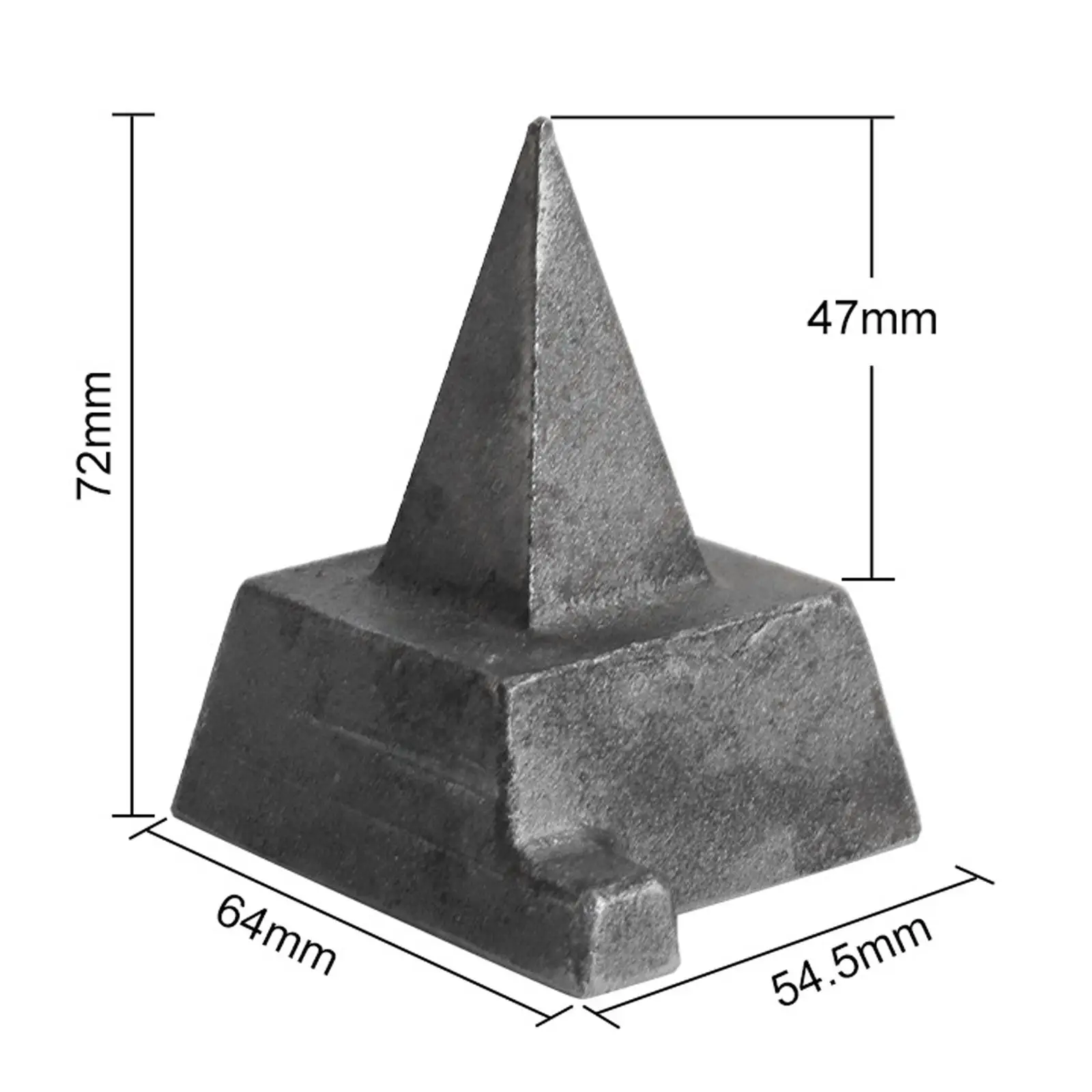 Horn Anvil Bench Block Single Horn Base Solid Cast Iron Small Metal Forming Work Surface Bench for Jewelry Making Metalsmith