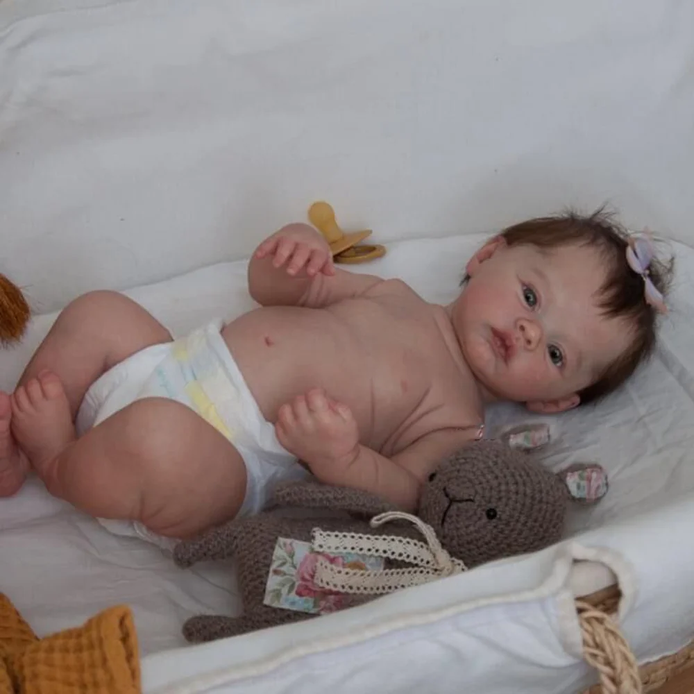 18inch Full Body Vinyl Reborn Baby Doll Meadow Newborn Baby 