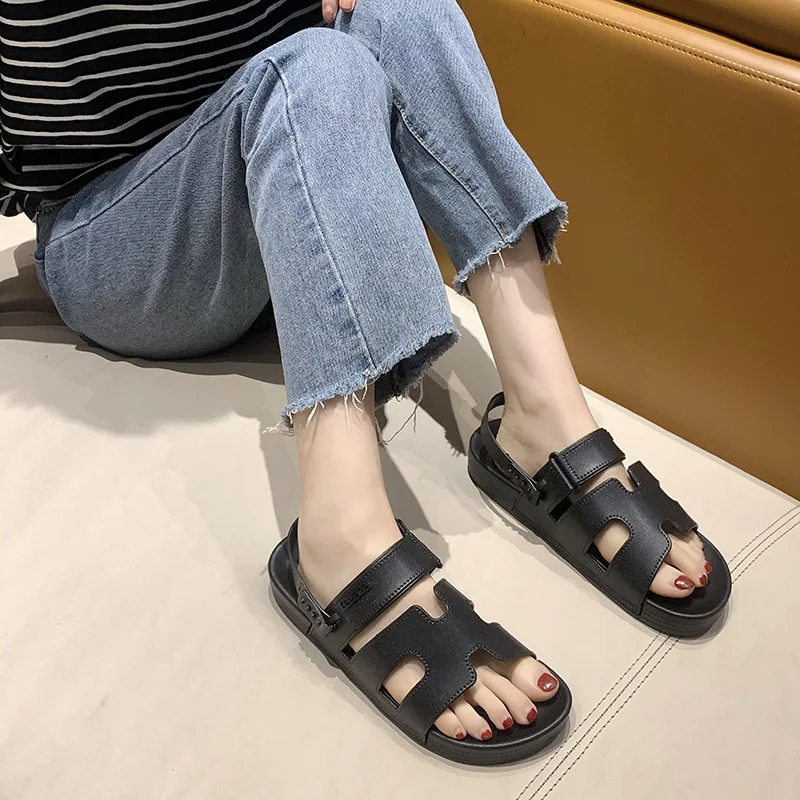 

Women's Summer New Beach Sandals Shoes Casual Soft Comfortable Open Toe Slippers Ladies Shoes Outdoor Versatile Flat Shoes