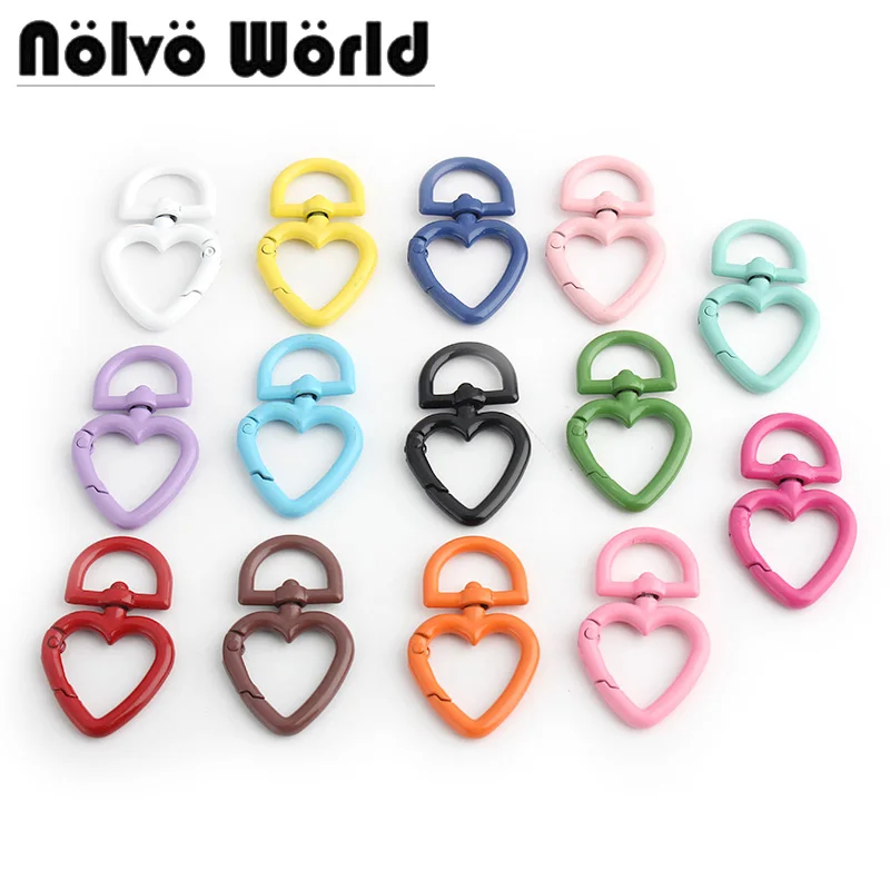 

Candy Color Rhodium Lobster Clasp Clips Key Hook Keychain Split Key Ring Findings Clasps DIY Keychains Making For Handbags