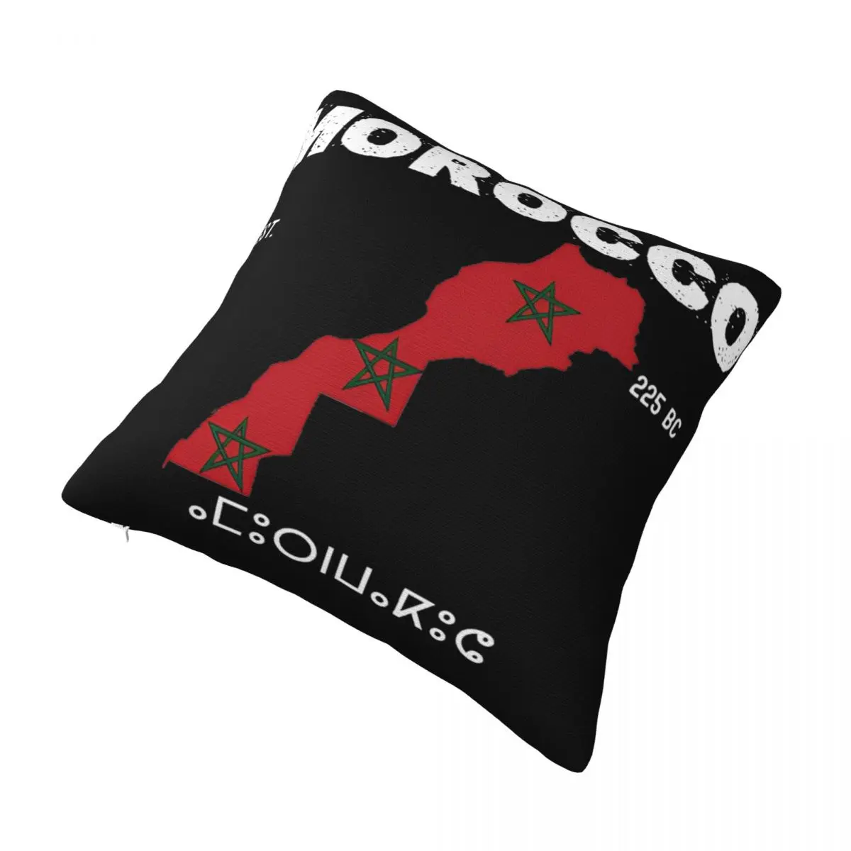 Наволочки для спальни разных размеров с изображением карты Марокко