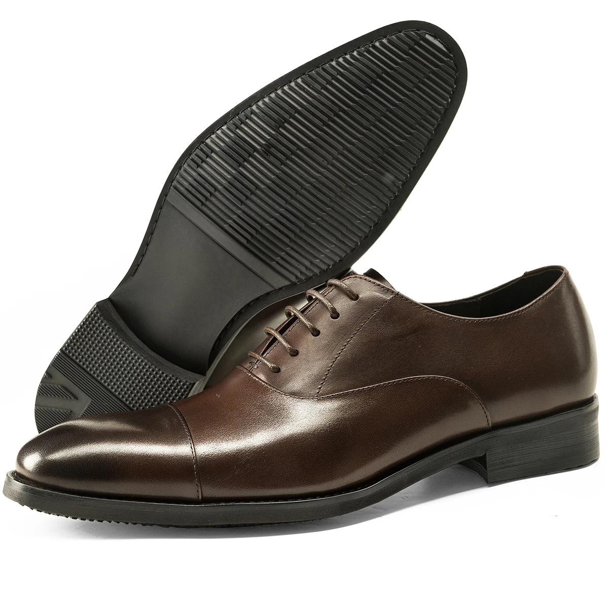 

Classic Fashion Oxford Dress Shoes Men Handmade Business Wedding Shoes Designer Formal Genuine Leather Flats For Male C008