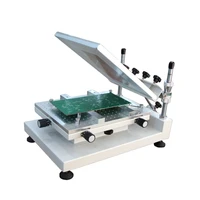 high precision manual solder paste stencil printer zb3040h silk screen printing machine china