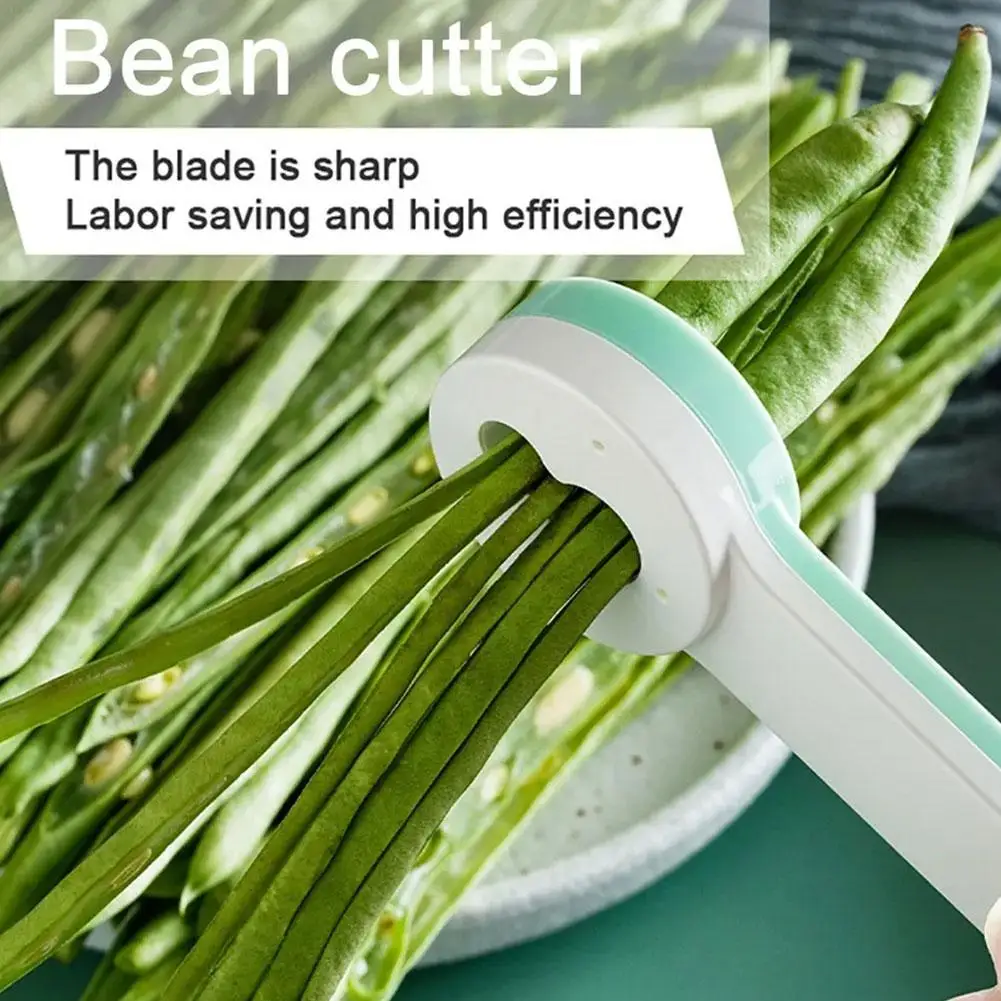 

Plastic Mung Bean Slicer Cutter Multifunctional Vegetable Runner Slicer Cutter Efficient Time-Saving Durable Kitchen Tools