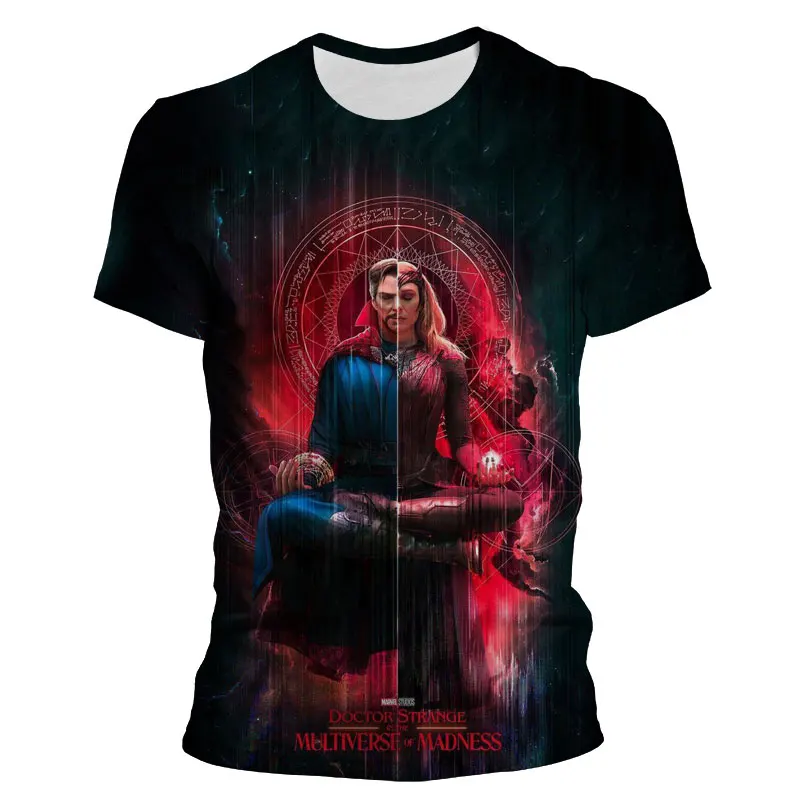 Футболка Мужская/женская с коротким рукавом и 3D-принтом Доктор странн |