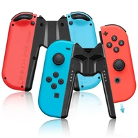 charging grip compatible for nintendo switch charging dock for ns gamepad portable v shaped handle charger