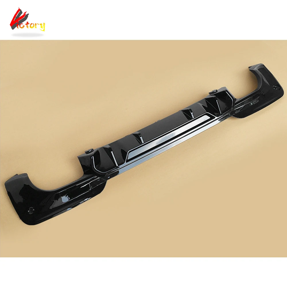 Глянцевый черный задний диффузор для BMW X3 G01 G08 Pre-LCI M Sport 2018-2021 бампер аксессуары