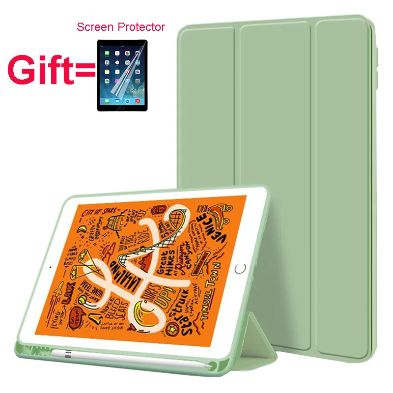 

For iPad Pro 11'' 2020 Smart Case Funda Magnetic Folding Cover For iPad Pro 11 2018 Coque Auto Sleep Wake+Screen Protector+gift
