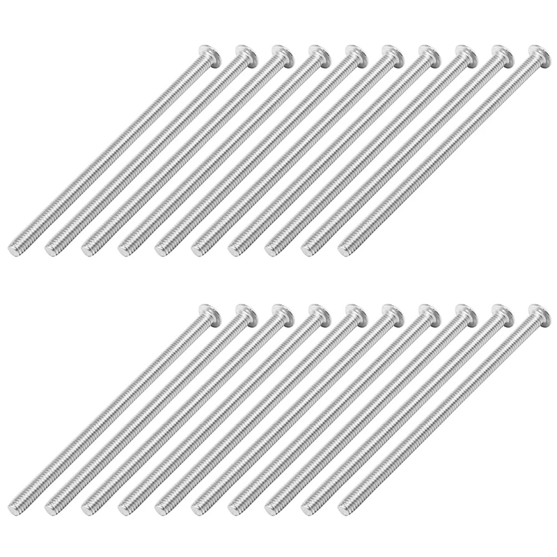 

Винт с круглой головкой из нержавеющей стали, болты с шестигранным углублением: M4 / 4 мм, размер болтов: M4 X 75 мм, количество в упаковке: 20